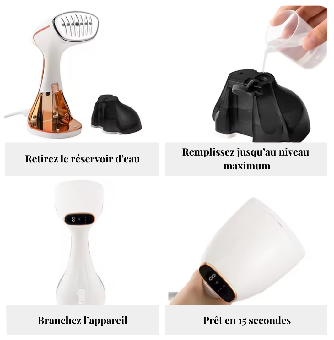 EasySteam™ – Défroisseur vapeur portable